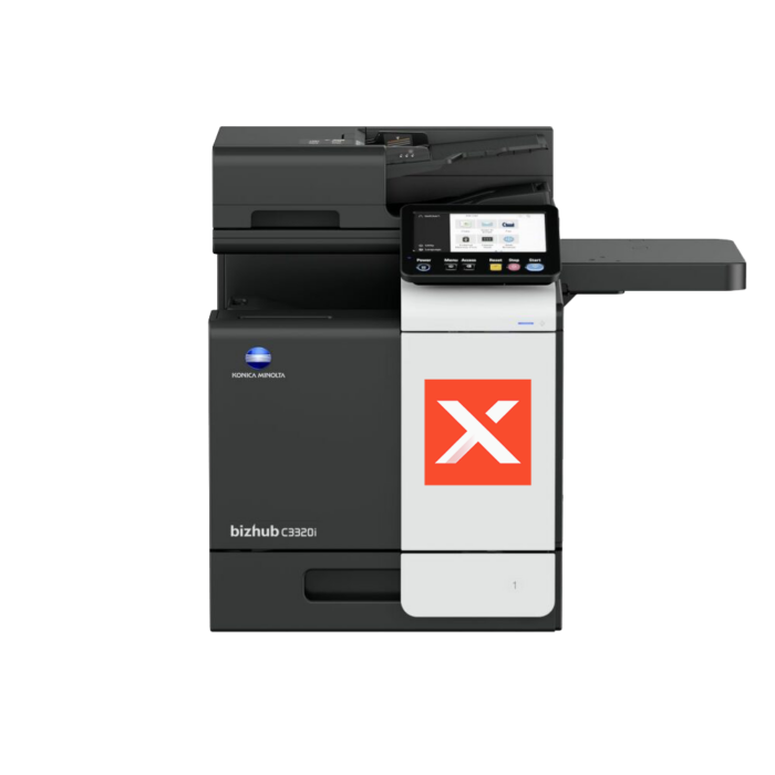 bizhub C3320i front tray